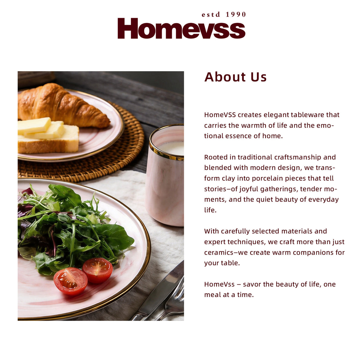 Artisan Marbled Fine China Dinnerware Set
