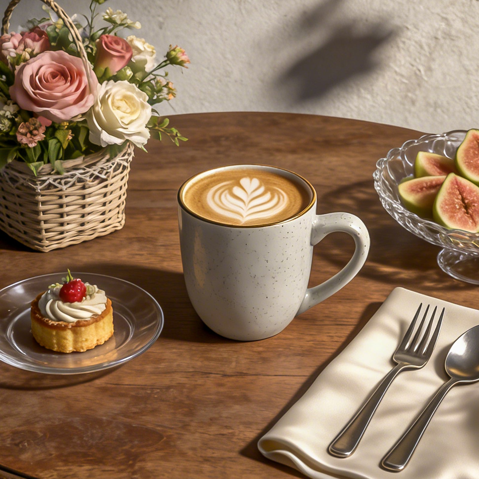 Euro-Nordic Speckled Stoneware Dinnerware Set