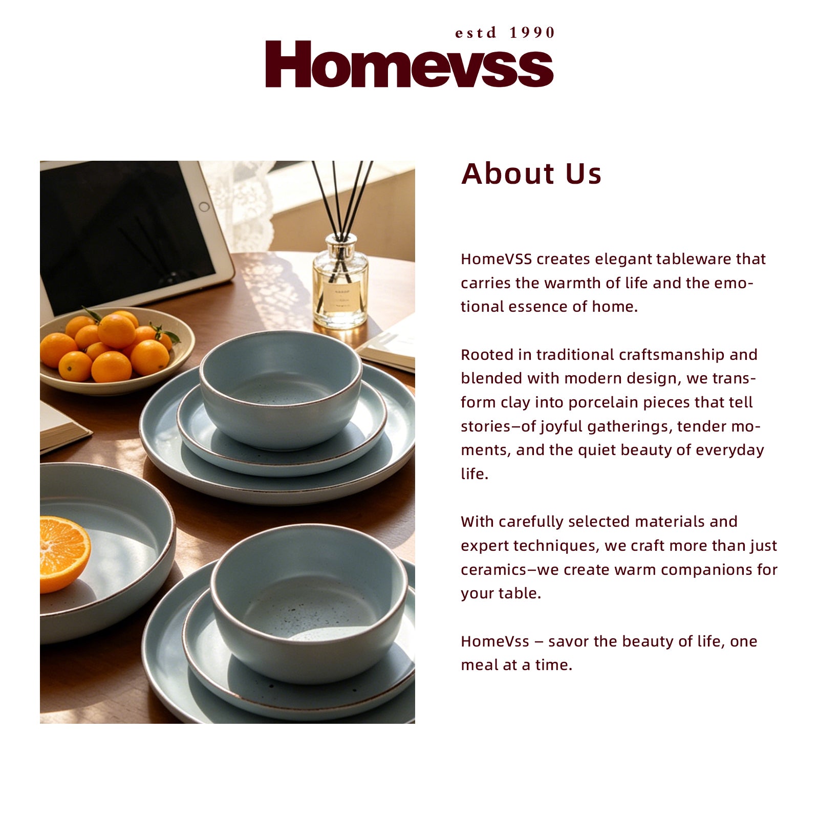 Nordic Rising-Rim Speckled Stoneware Dinnerware Set