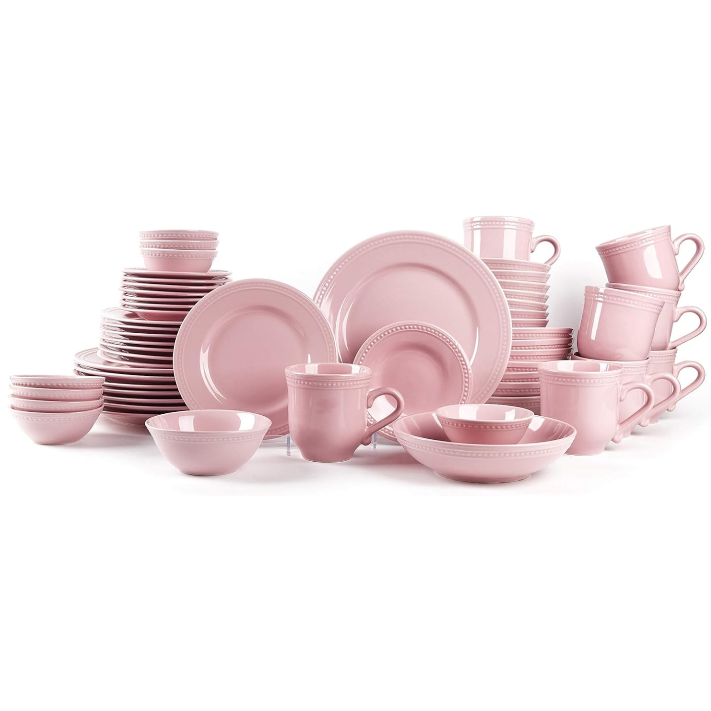 Pearl Dots Stoneware Dinnerware Set