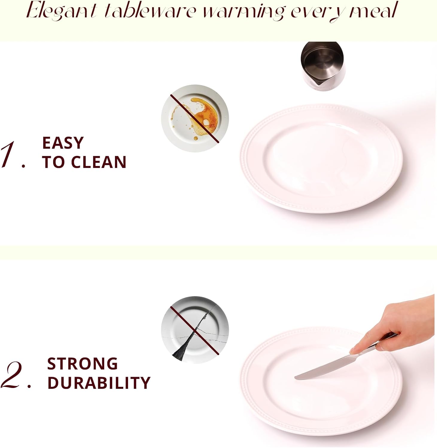 Pearl Dots Stoneware Dinnerware Set