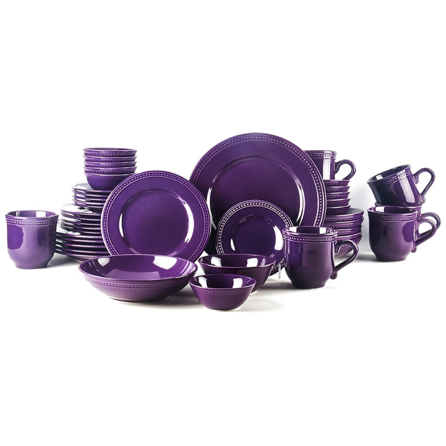 Pearl Dots Stoneware Dinnerware Set