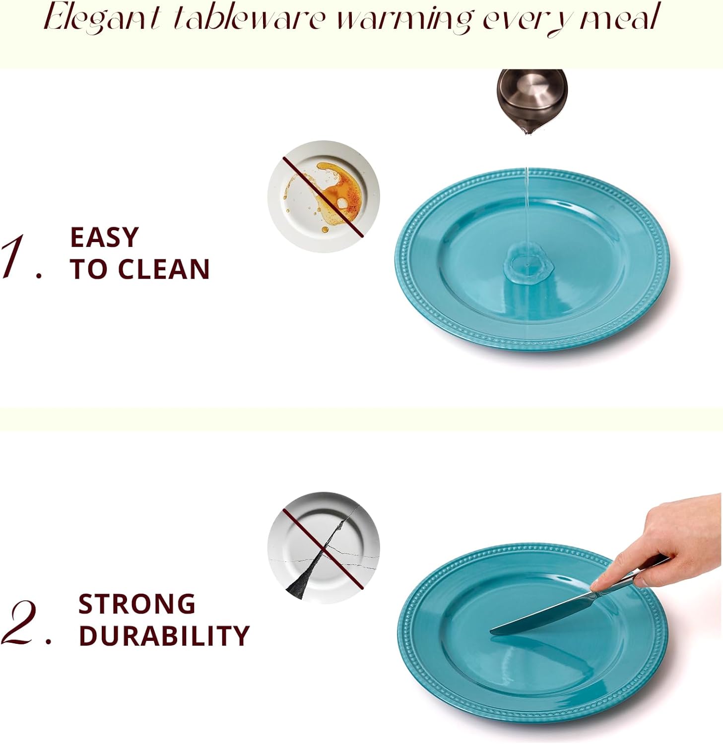 Pearl Dots Stoneware Dinnerware Set