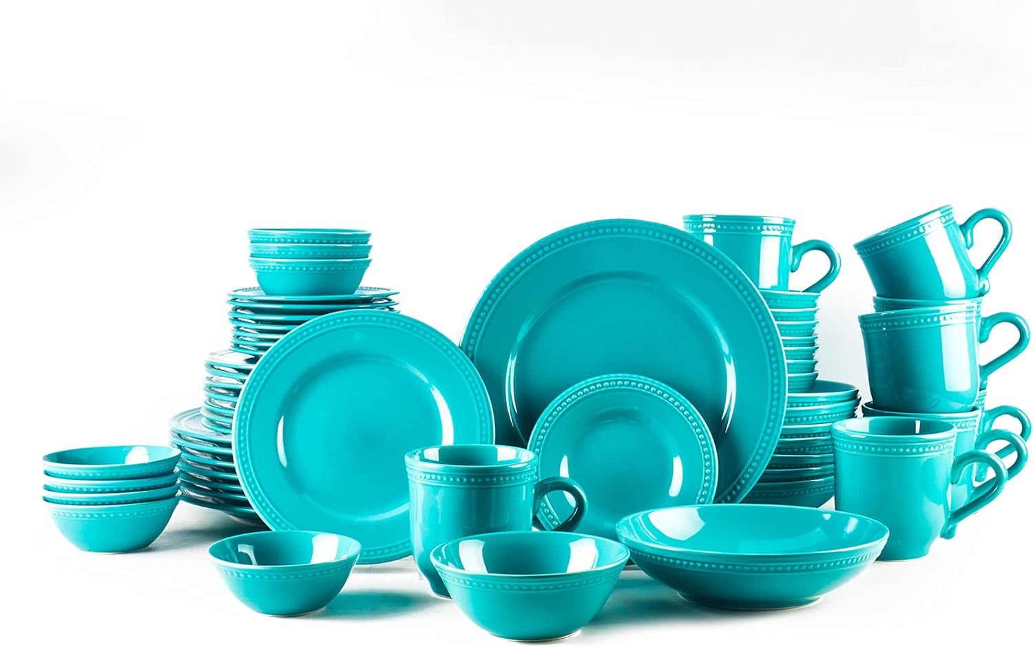 Pearl Dots Stoneware Dinnerware Set