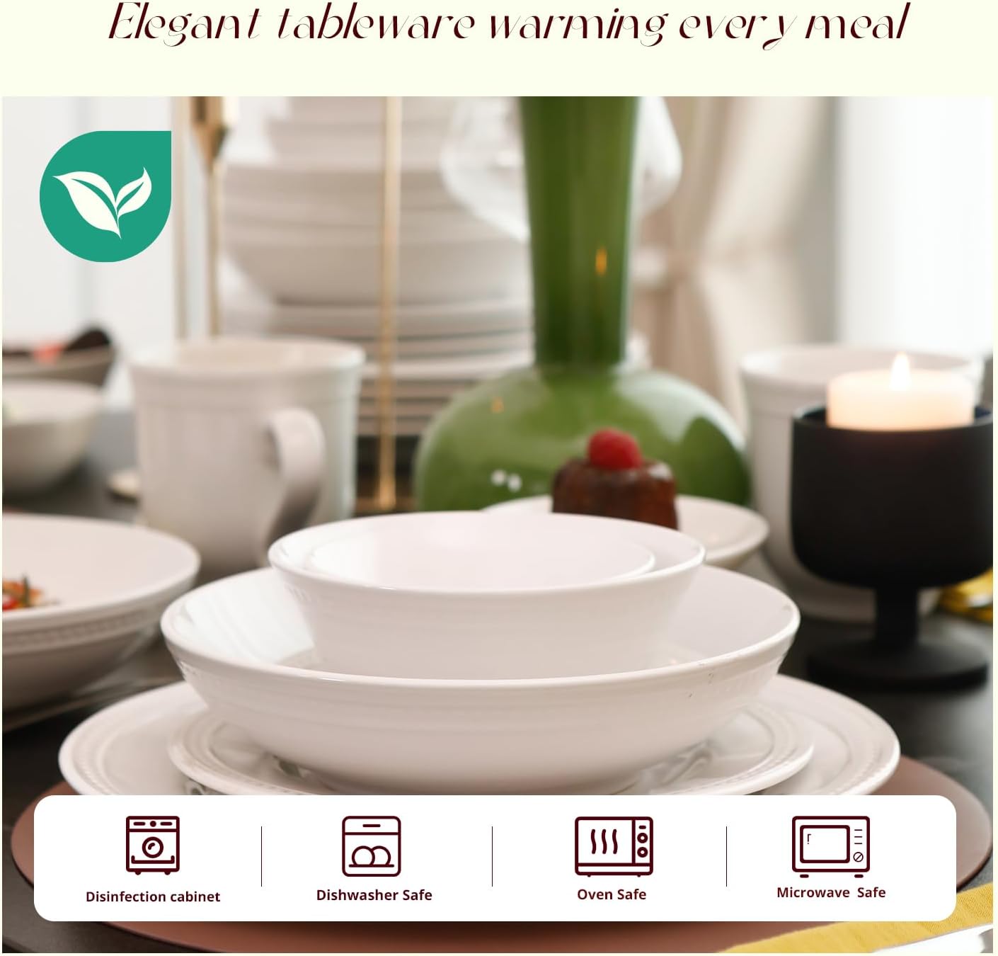 Pearl Dots Stoneware Dinnerware Set