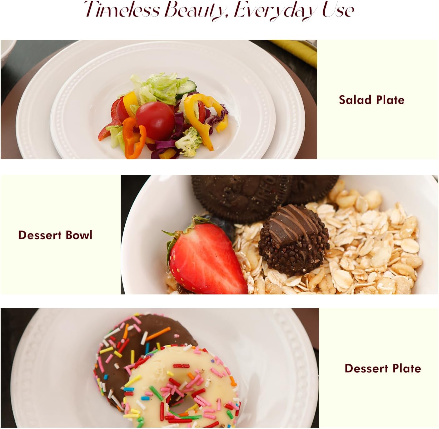 Pearl Dots Stoneware Dinnerware Set