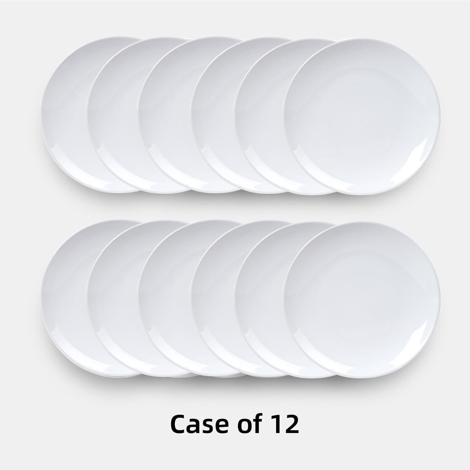 Commercial-Grade Stoneware Coupe Plates