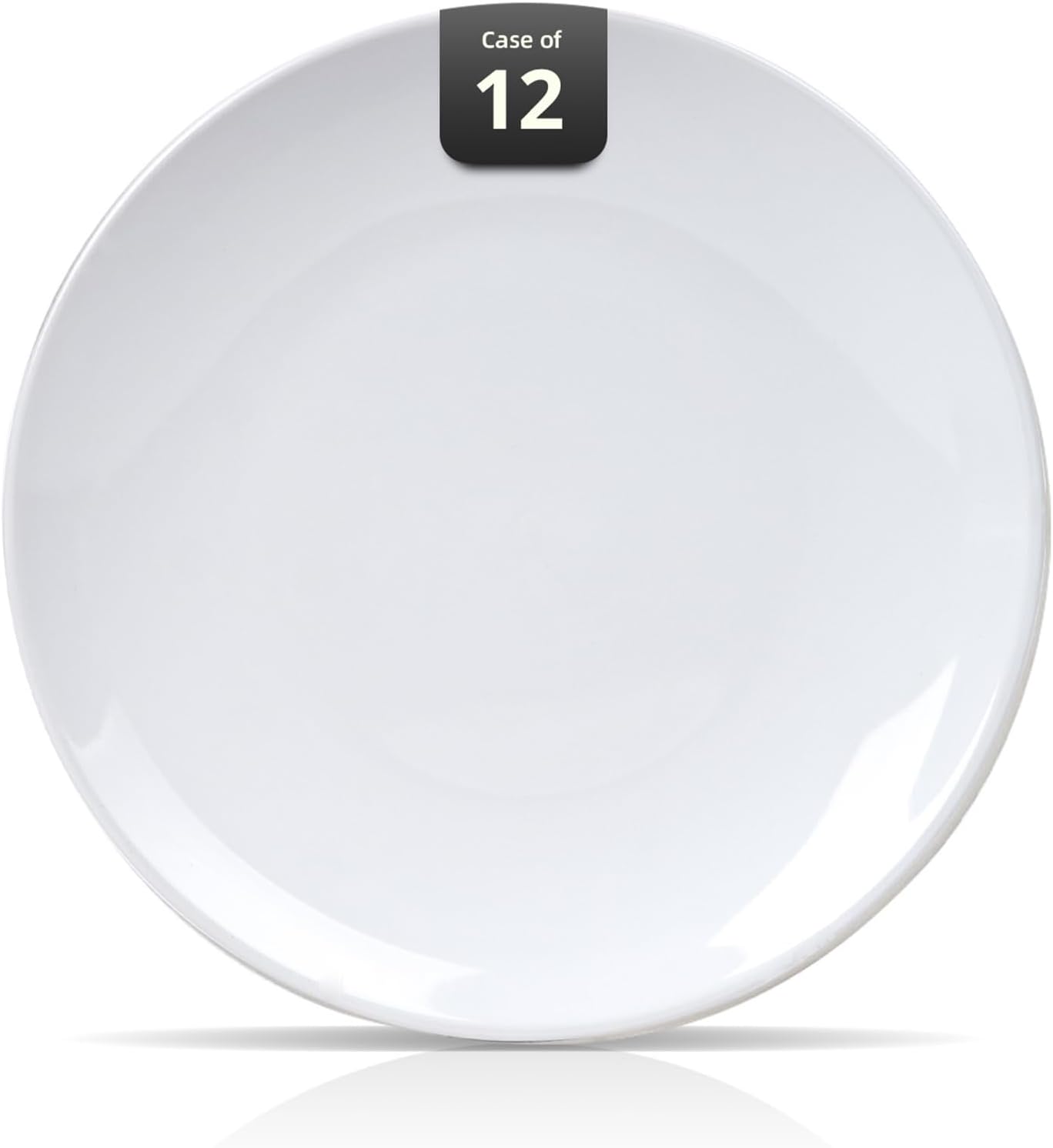 Commercial-Grade Stoneware Coupe Plates