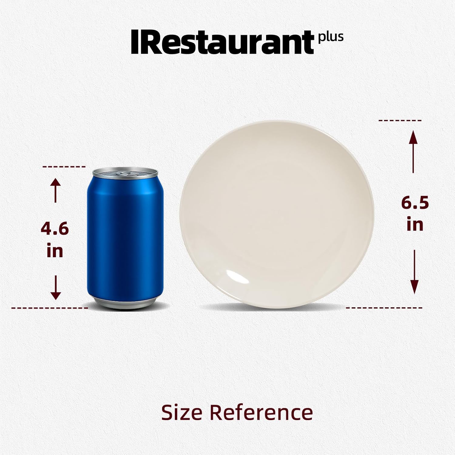 Commercial-Grade Stoneware Coupe Plates