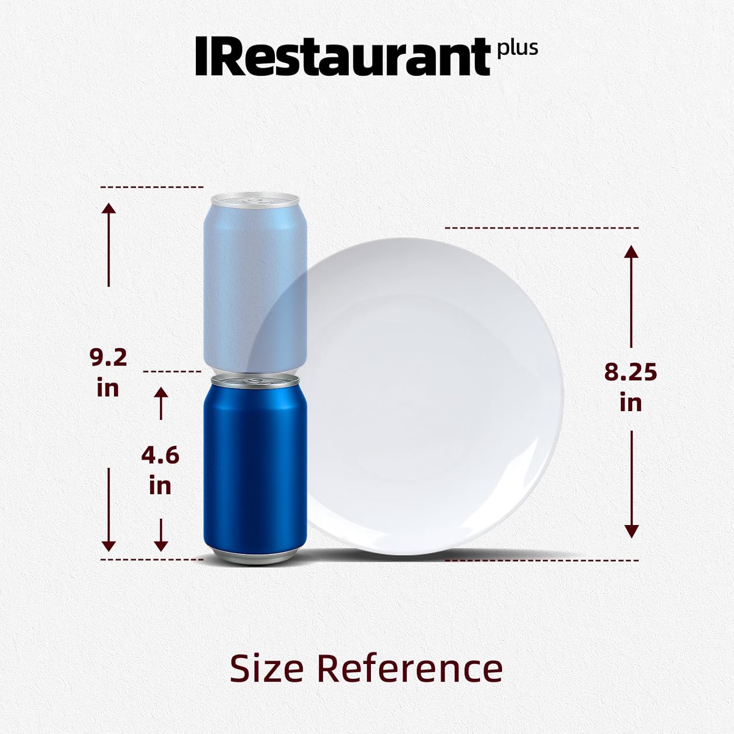 Commercial-Grade Stoneware Coupe Plates