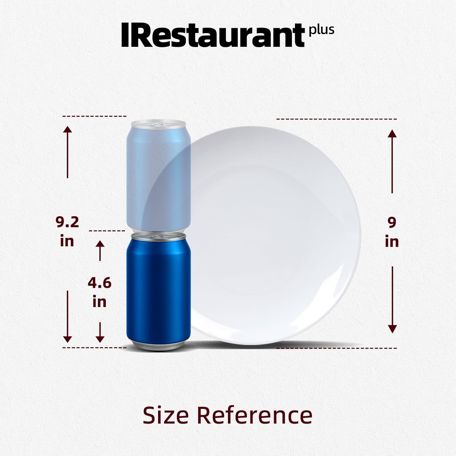 Commercial-Grade Stoneware Coupe Plates
