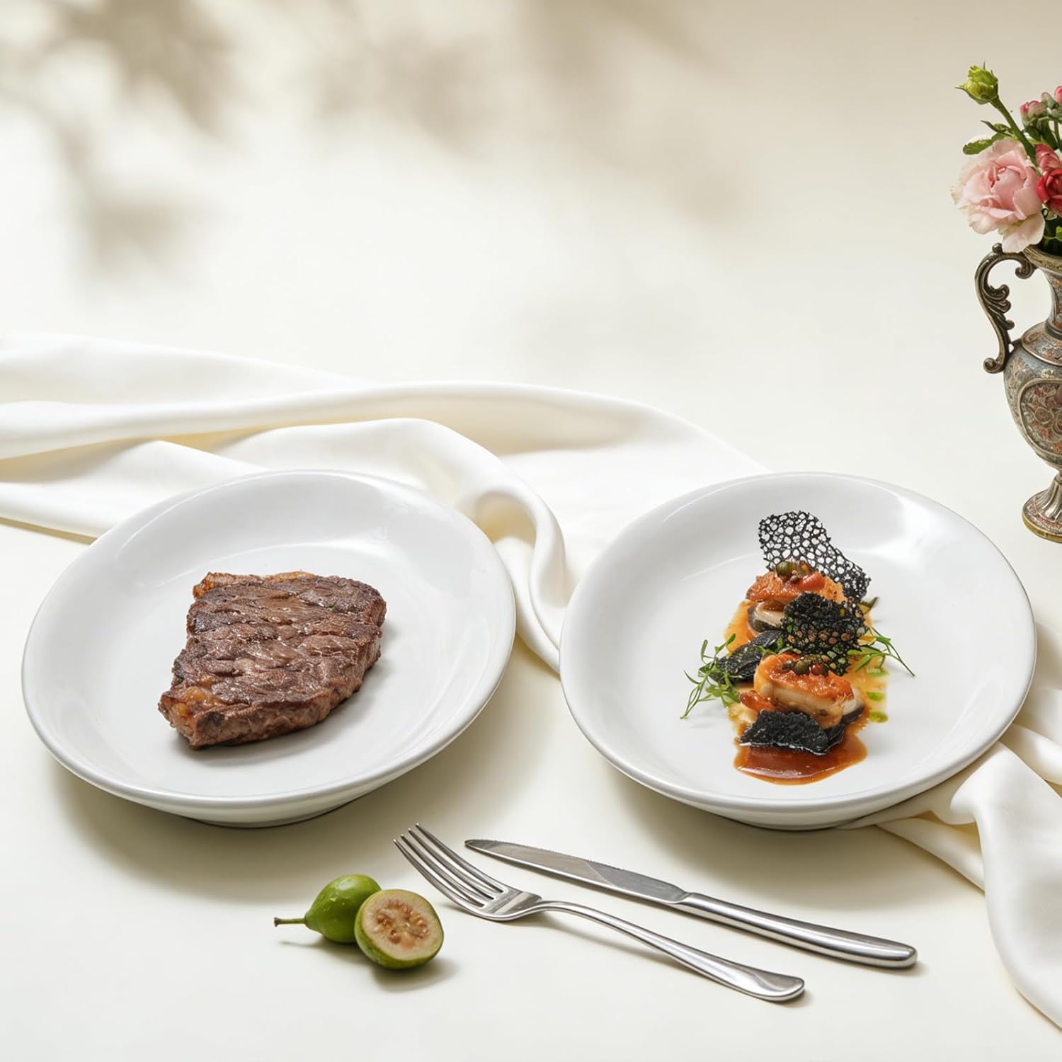 Commercial-Grade Stoneware Oval Platters