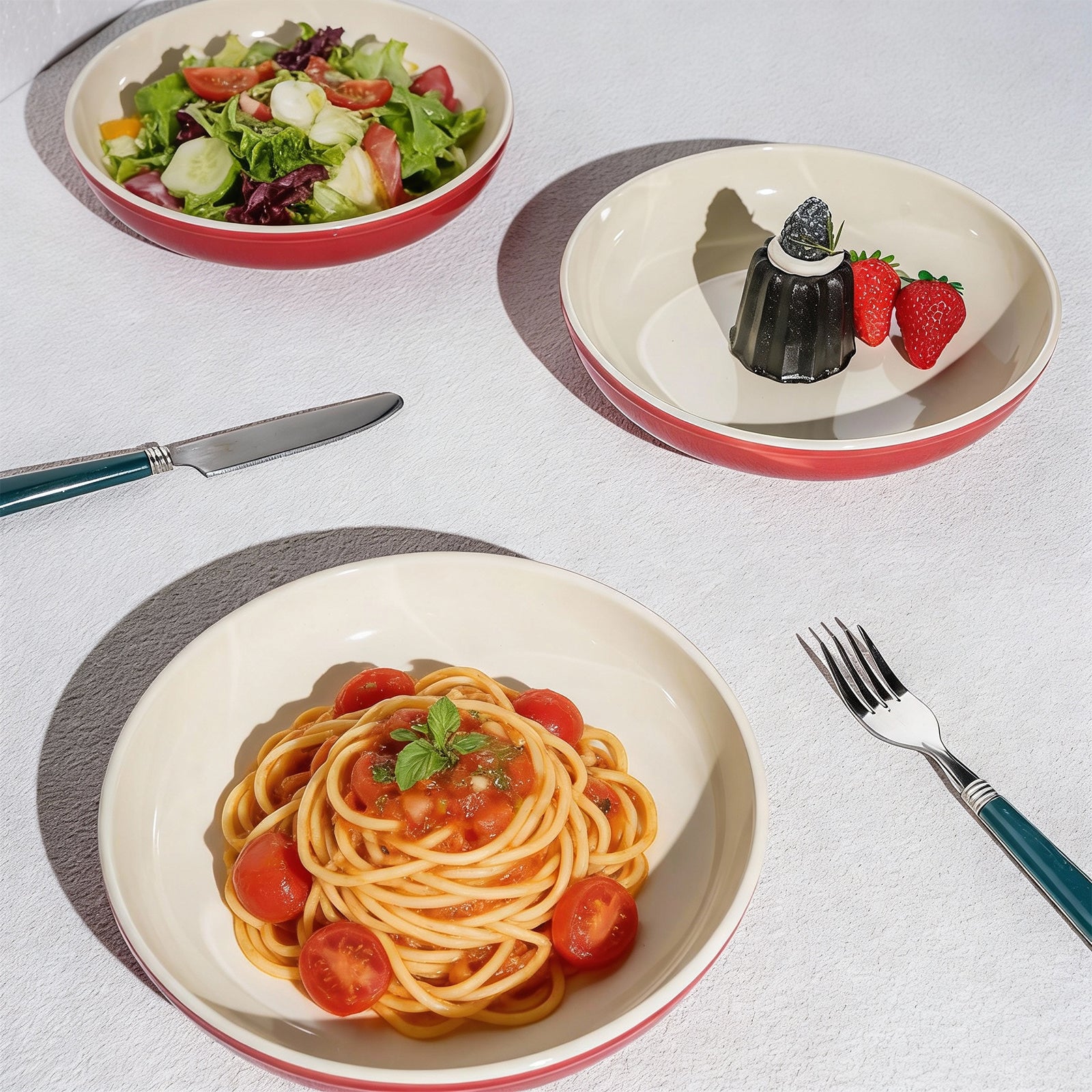 32oz Stoneware Pasta Bowls
