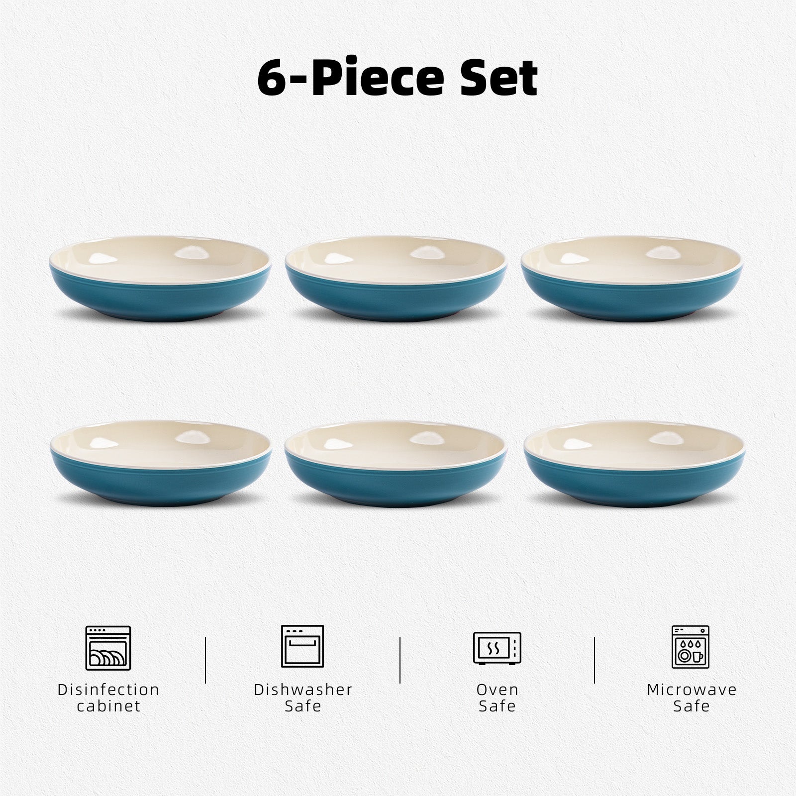 32oz Stoneware Pasta Bowls