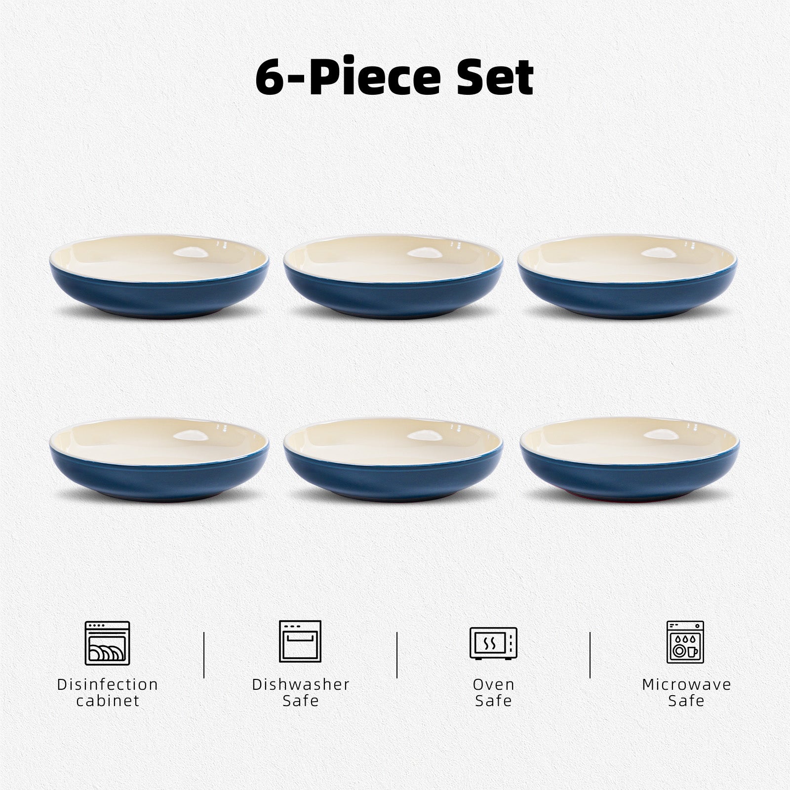 32oz Stoneware Pasta Bowls