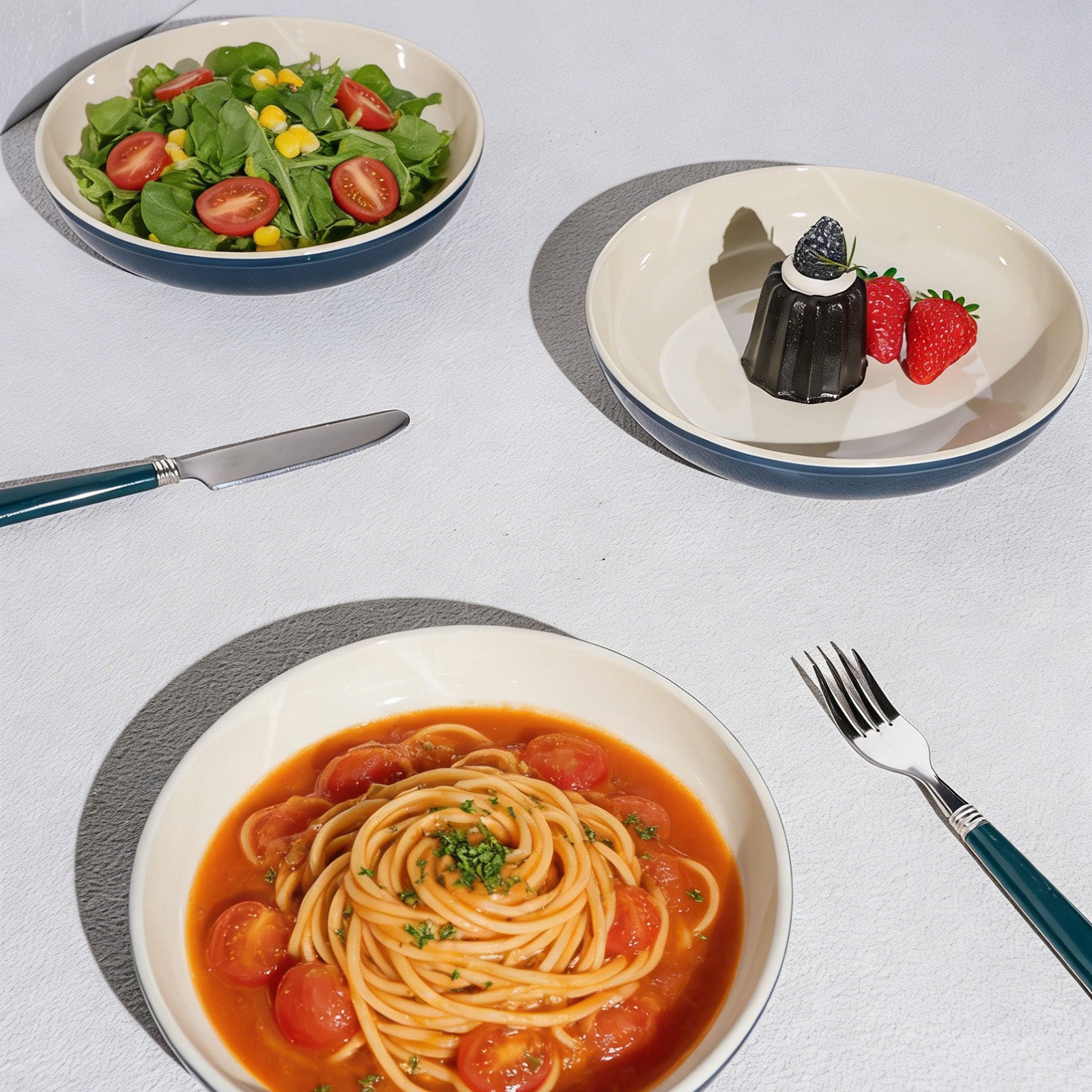 32oz Stoneware Pasta Bowls