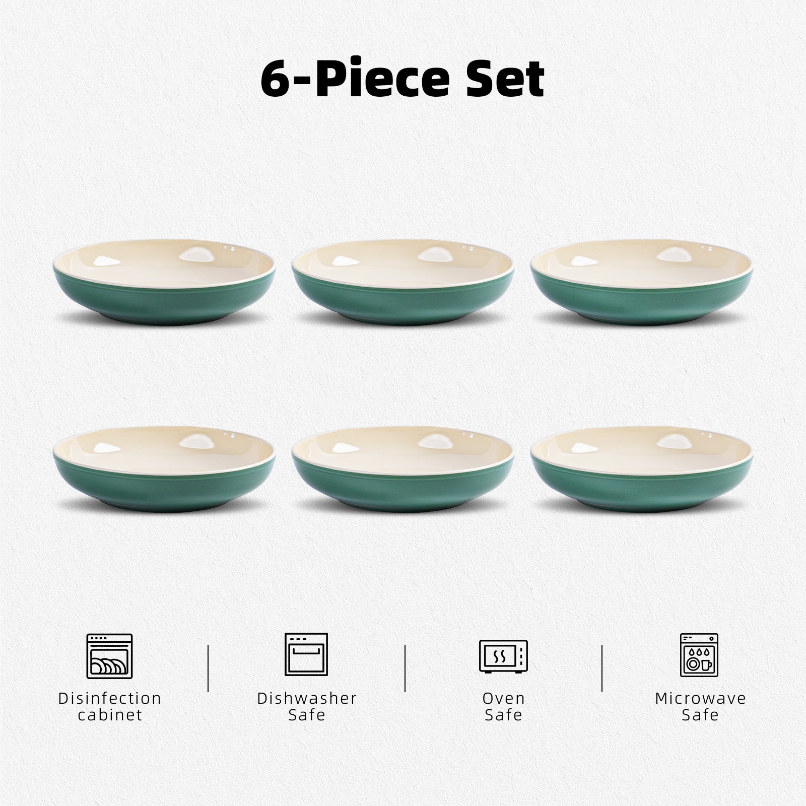 32oz Stoneware Pasta Bowls