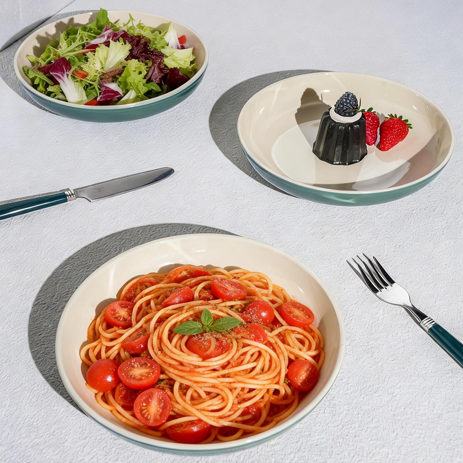 32oz Stoneware Pasta Bowls