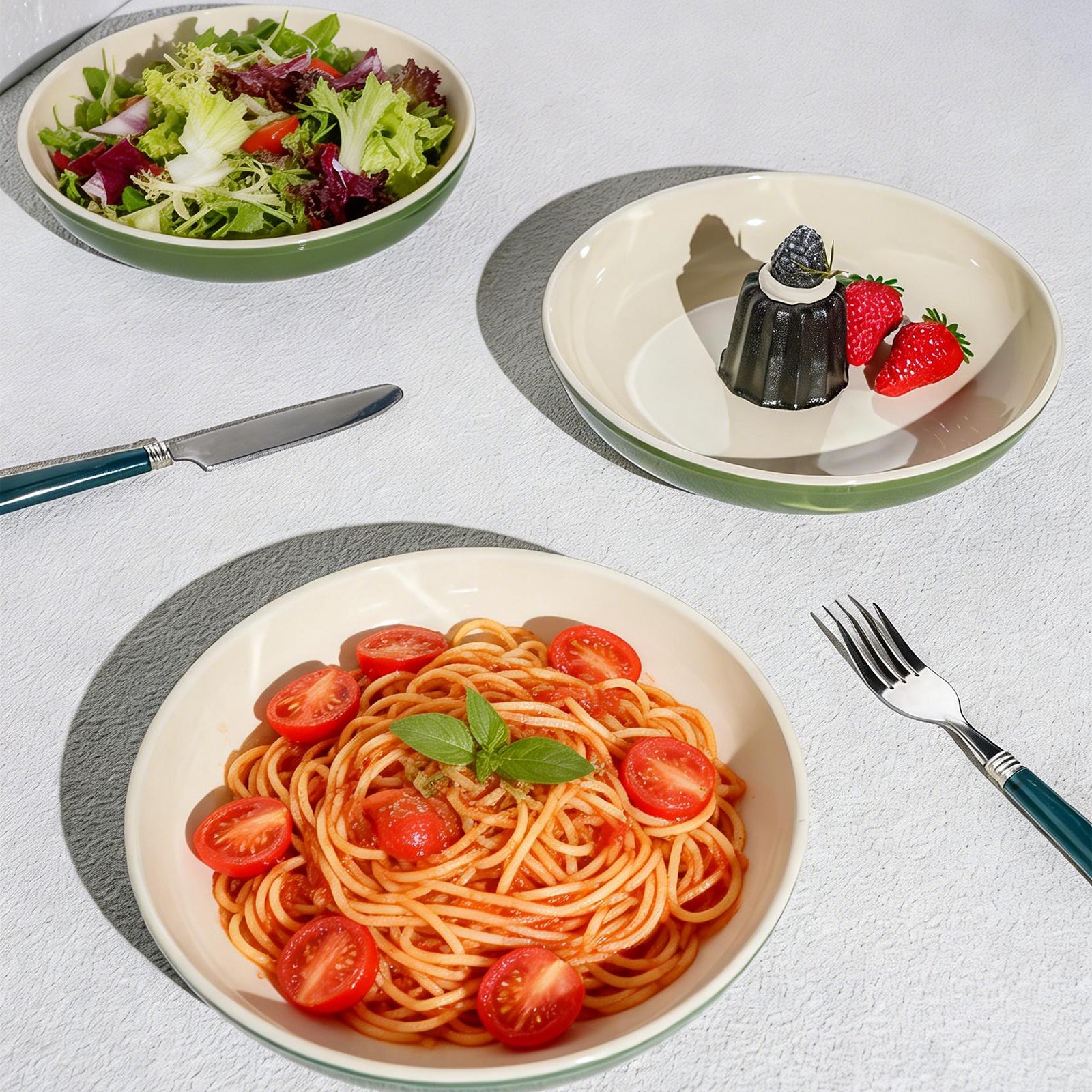 32oz Stoneware Pasta Bowls