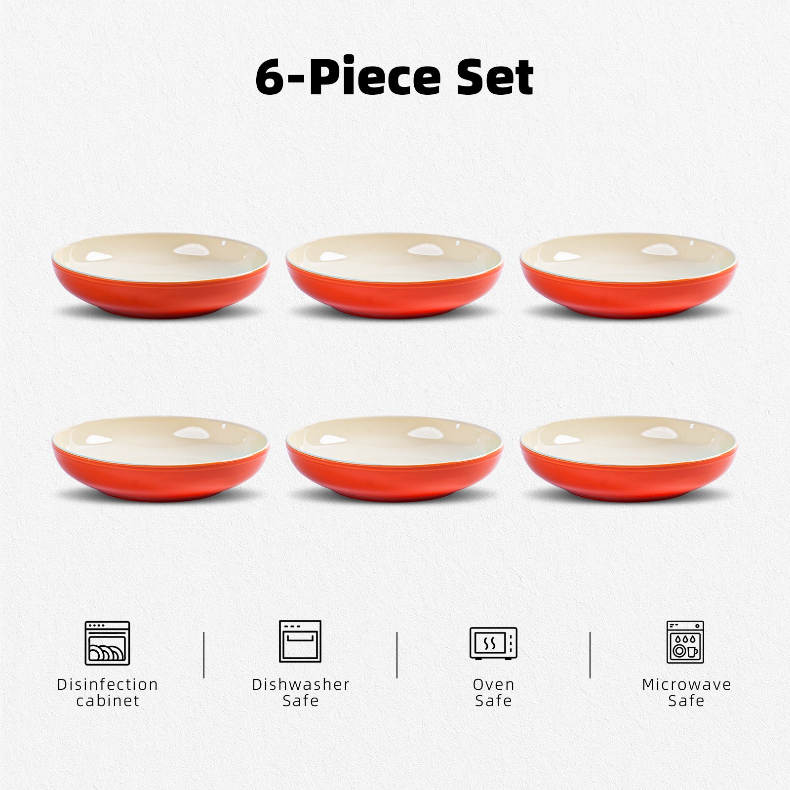 32oz Stoneware Pasta Bowls