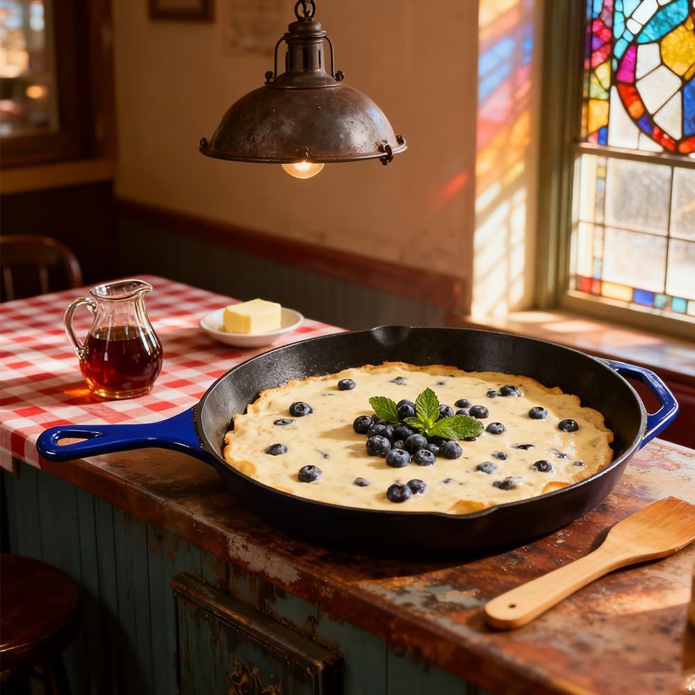 Enameled Cast Iron Skillet