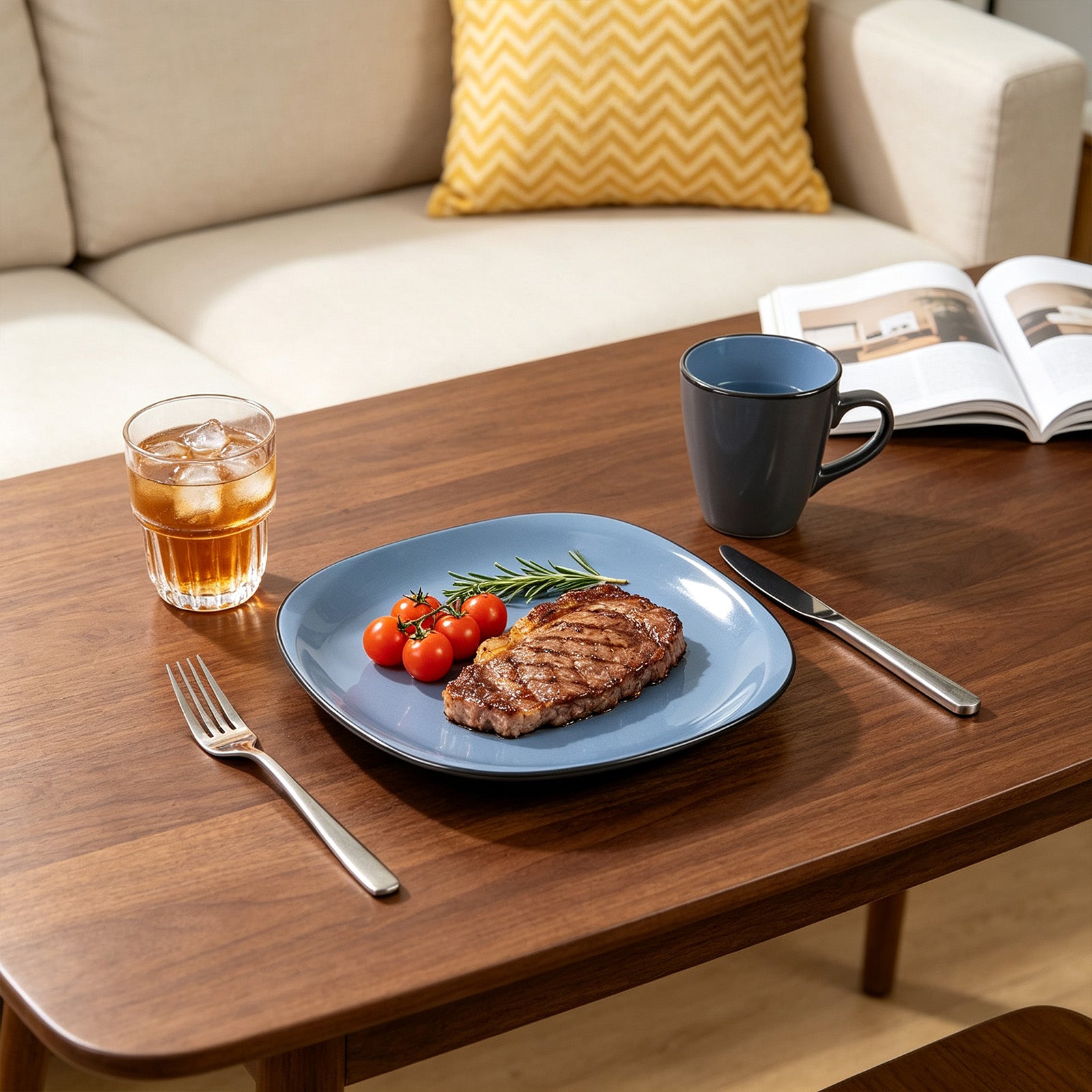 Stoneware Square Dinnerware Set