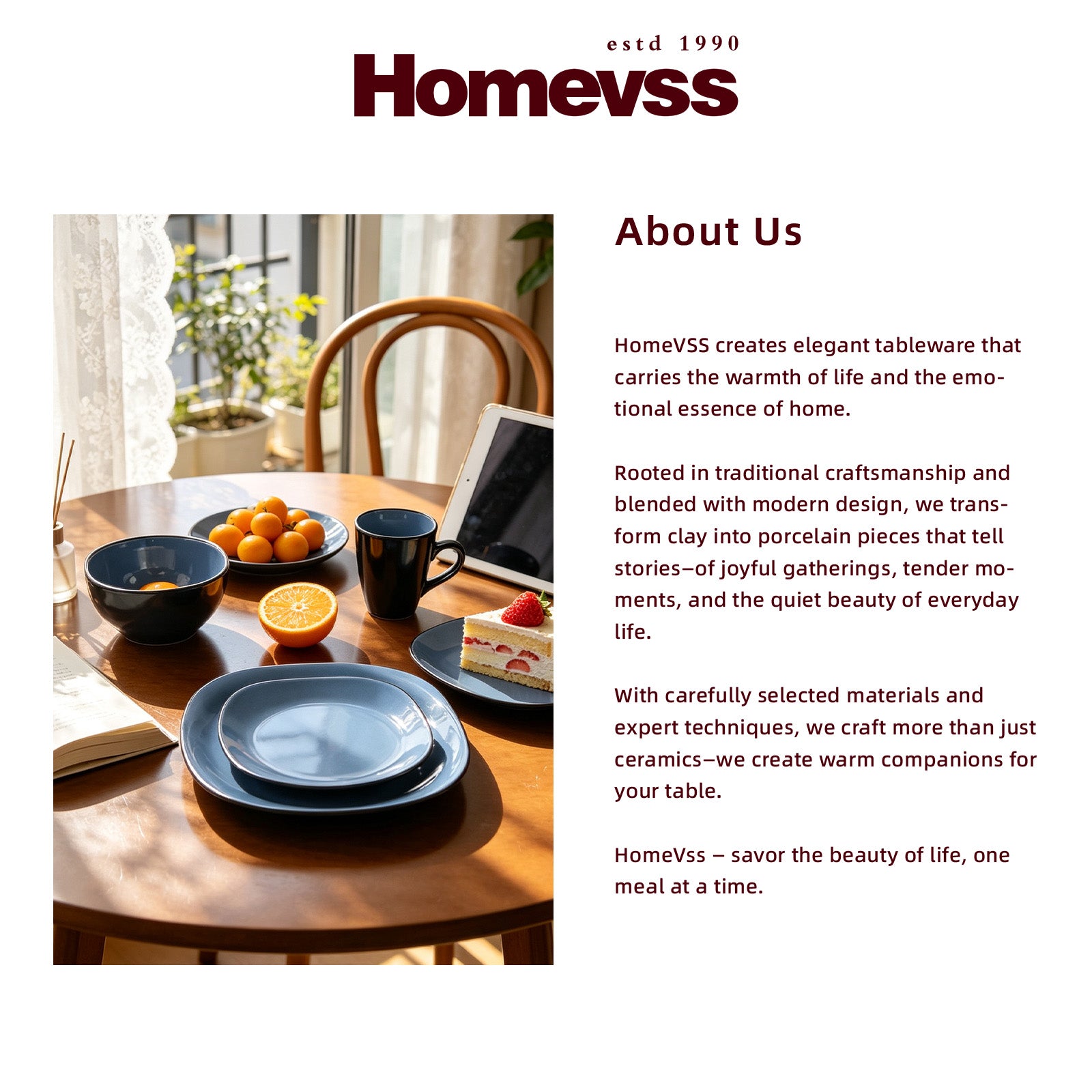 Stoneware Square Dinnerware Set