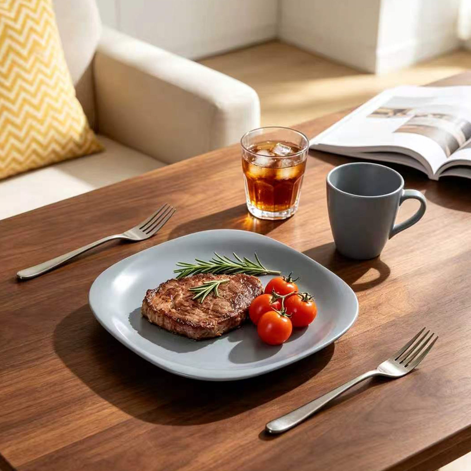 Stoneware Square Dinnerware Set
