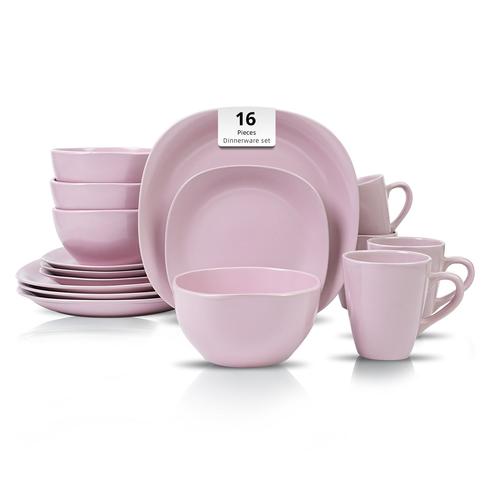 Stoneware Square Dinnerware Set