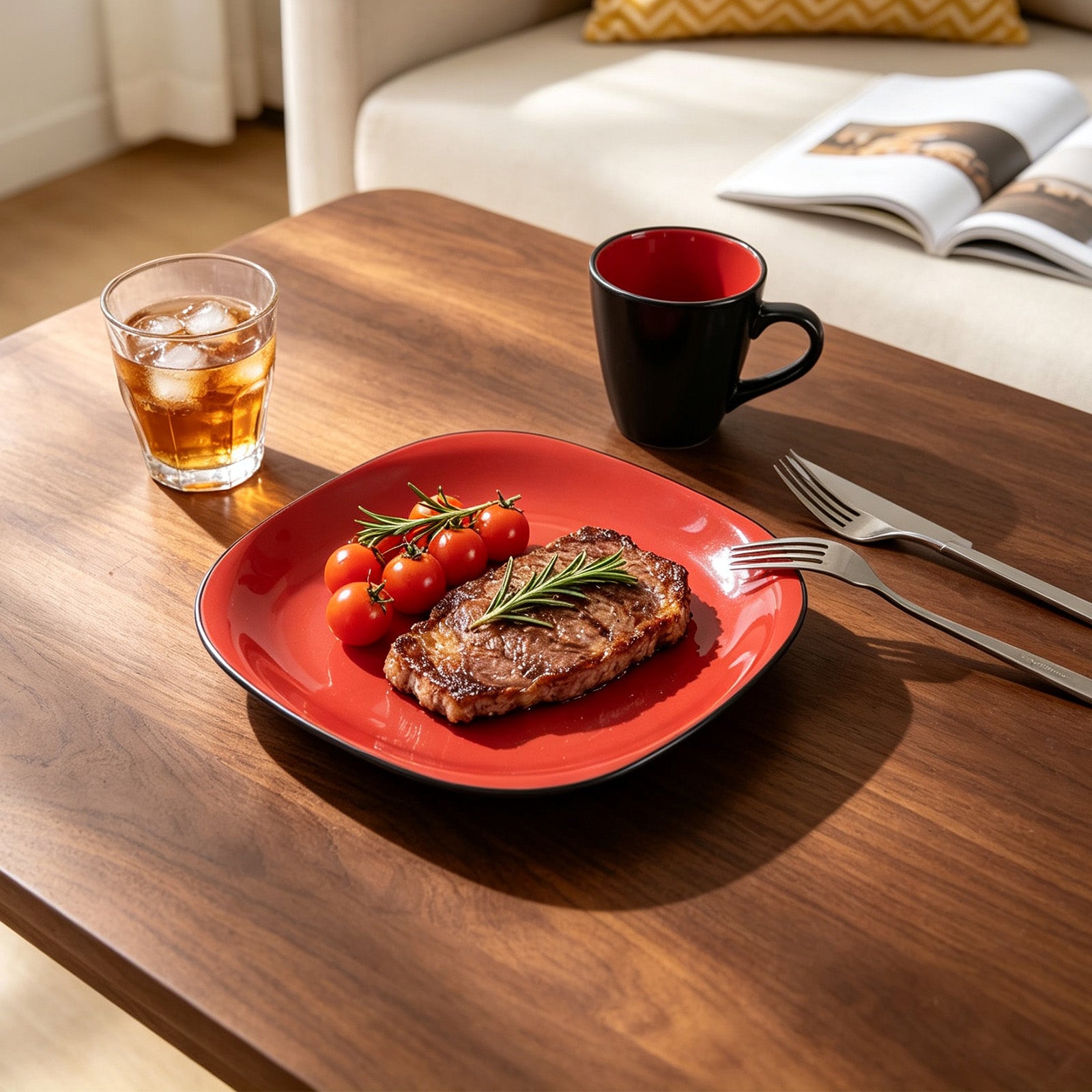 Stoneware Square Dinnerware Set