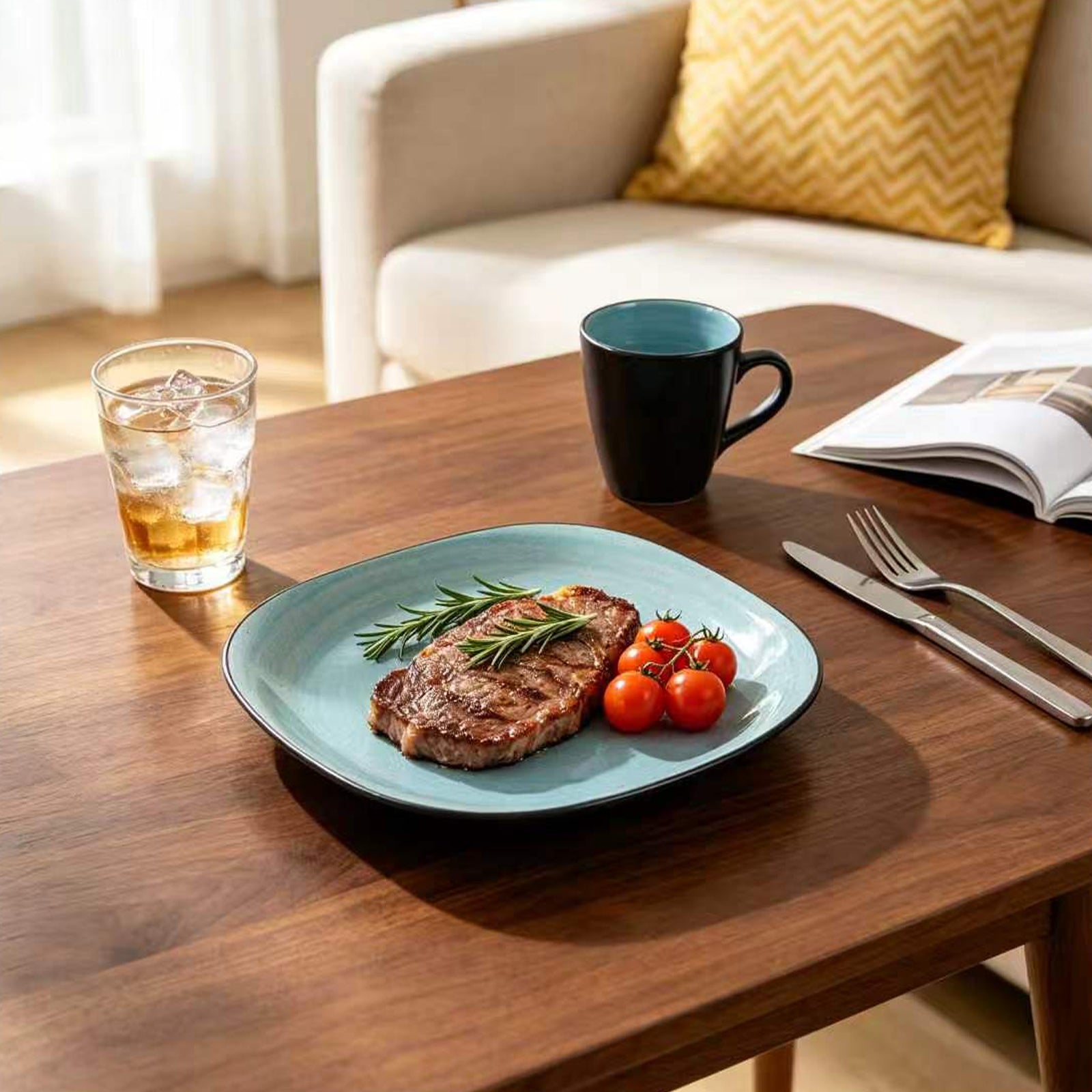 Stoneware Square Dinnerware Set
