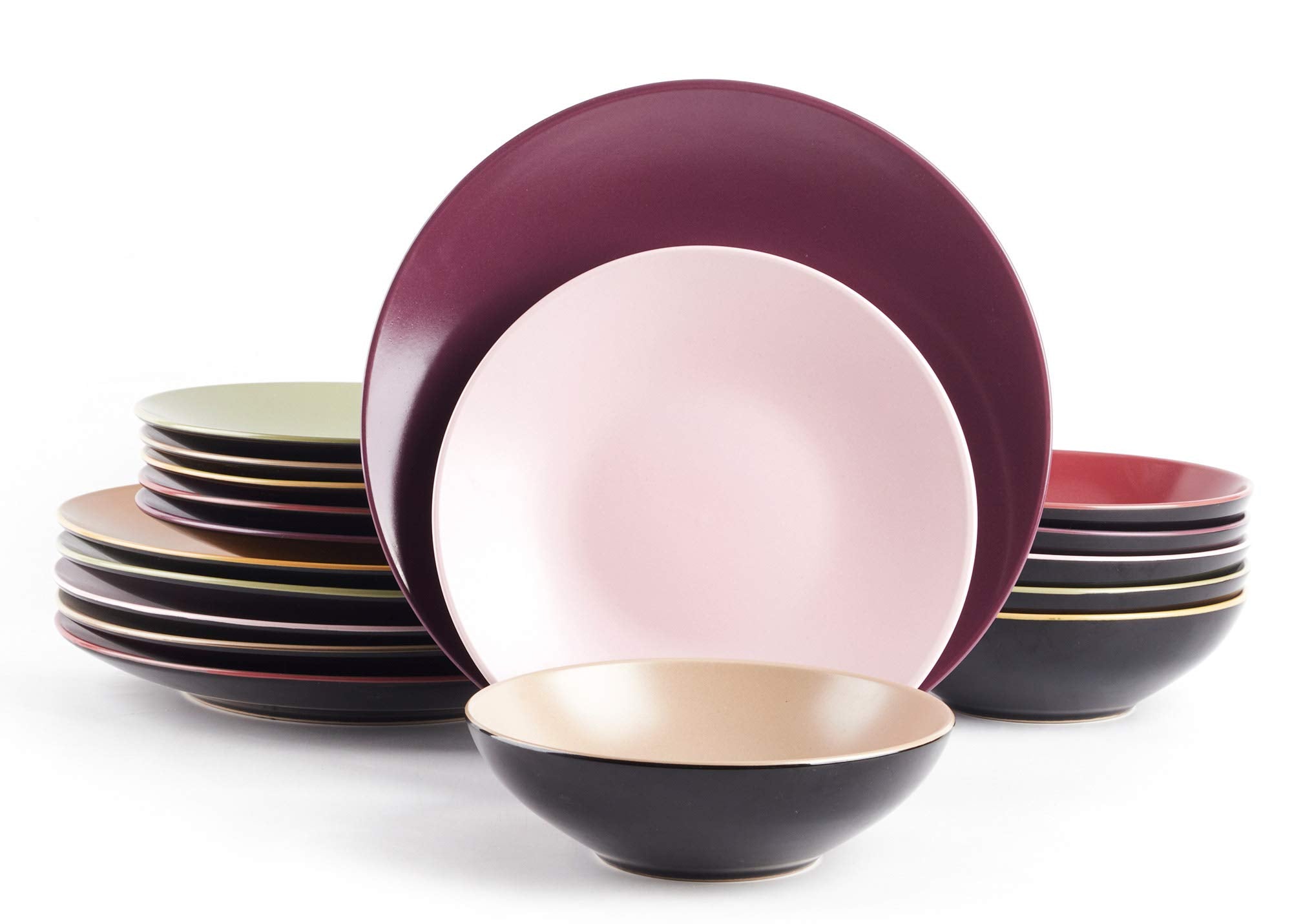 Colors Life Stoneware Dinnerware Set,HW