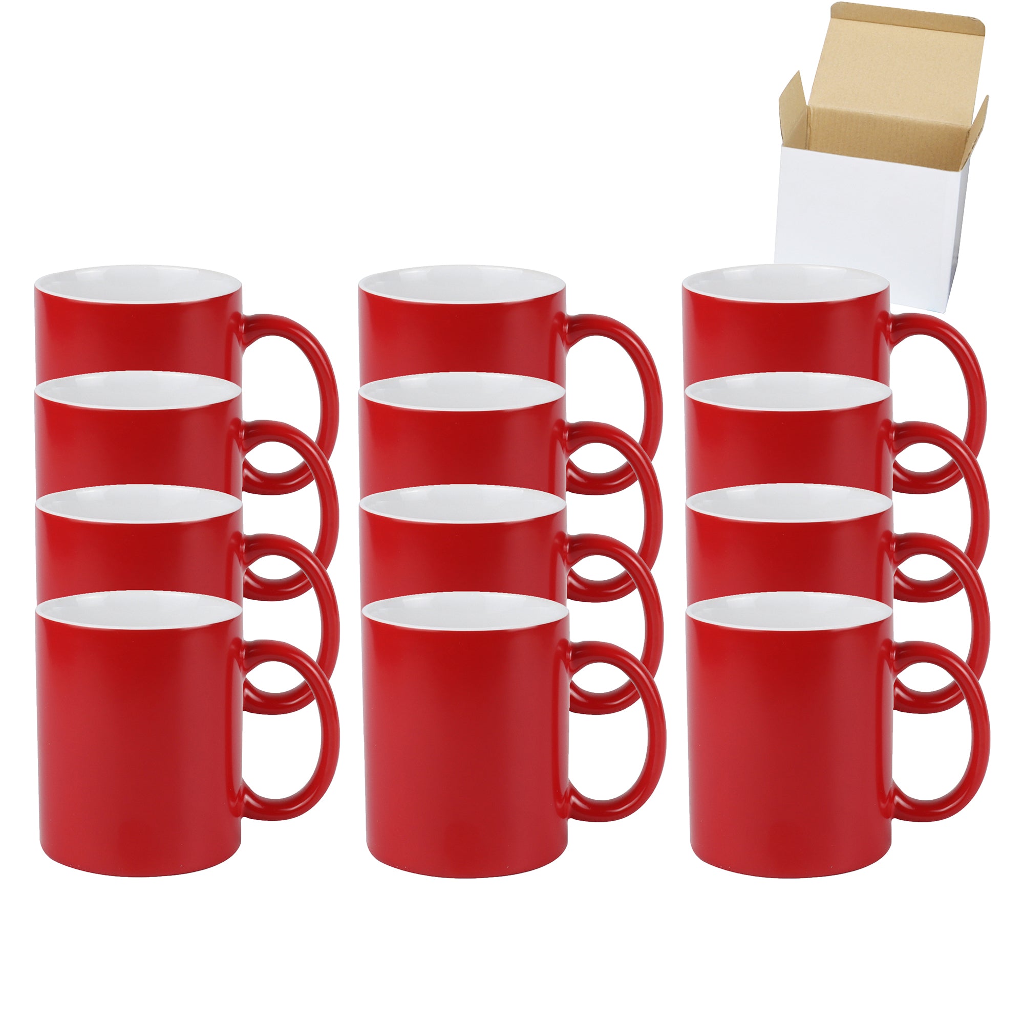 11oz Color Changing Sublimation Mug Blanks, in white gift box