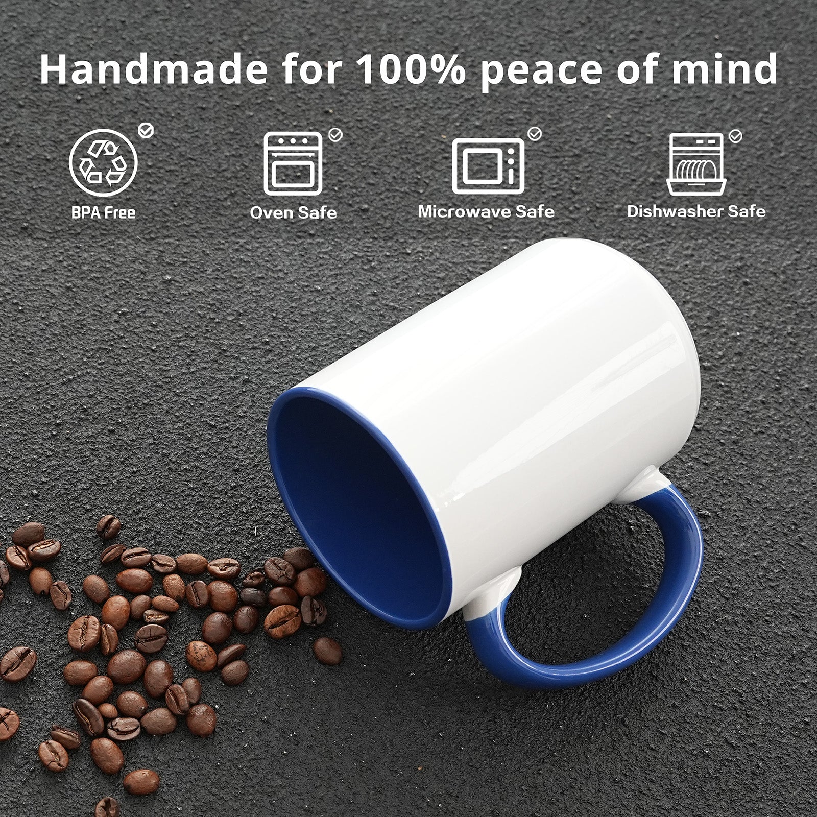 11oz Stoneware Sublimation Mug Blanks