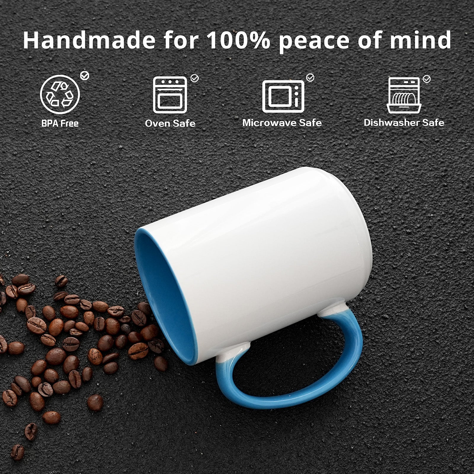 11oz Stoneware Sublimation Mug Blanks