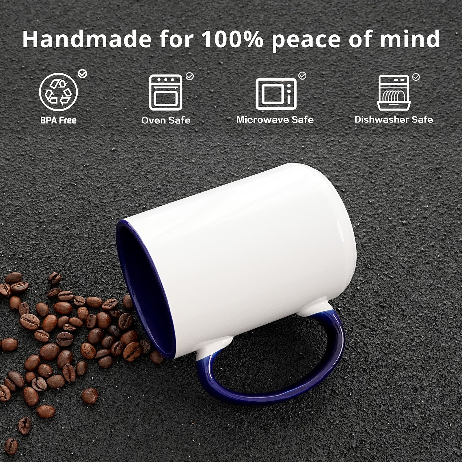 Stoneware 15oz Sublimation Mugs