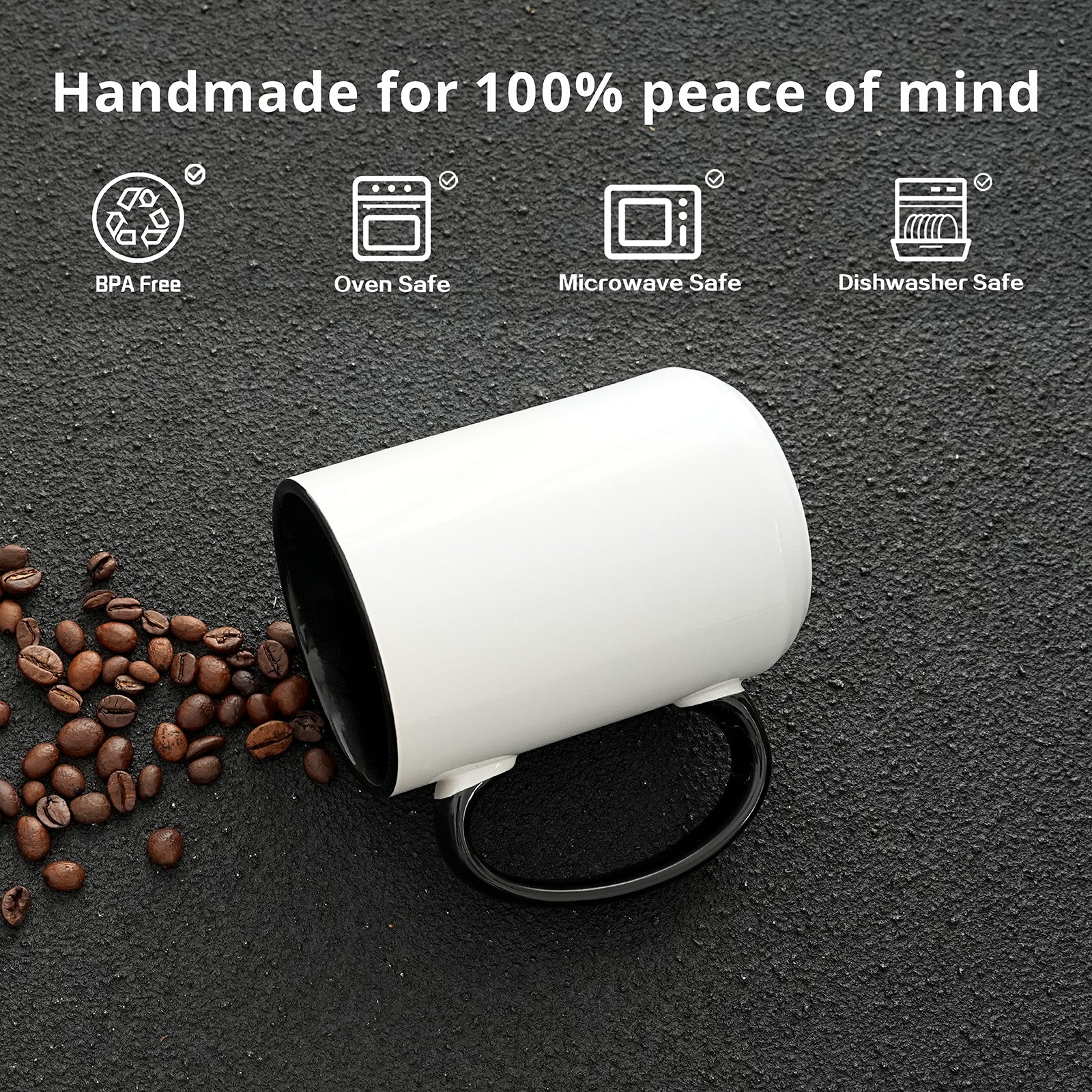 11oz Stoneware Sublimation Mug Blanks