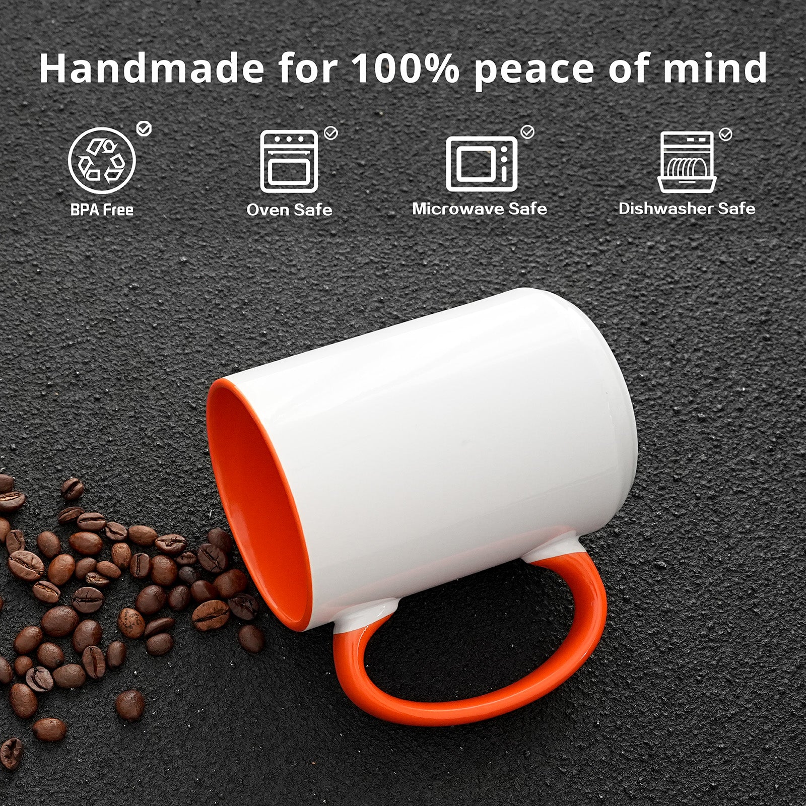 11oz Stoneware Sublimation Mug Blanks