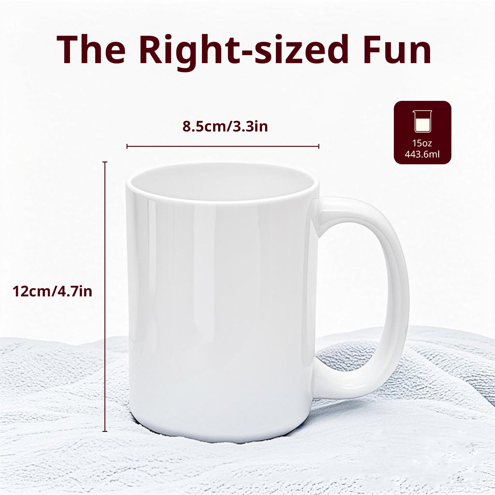 Stoneware 15oz Sublimation Mugs