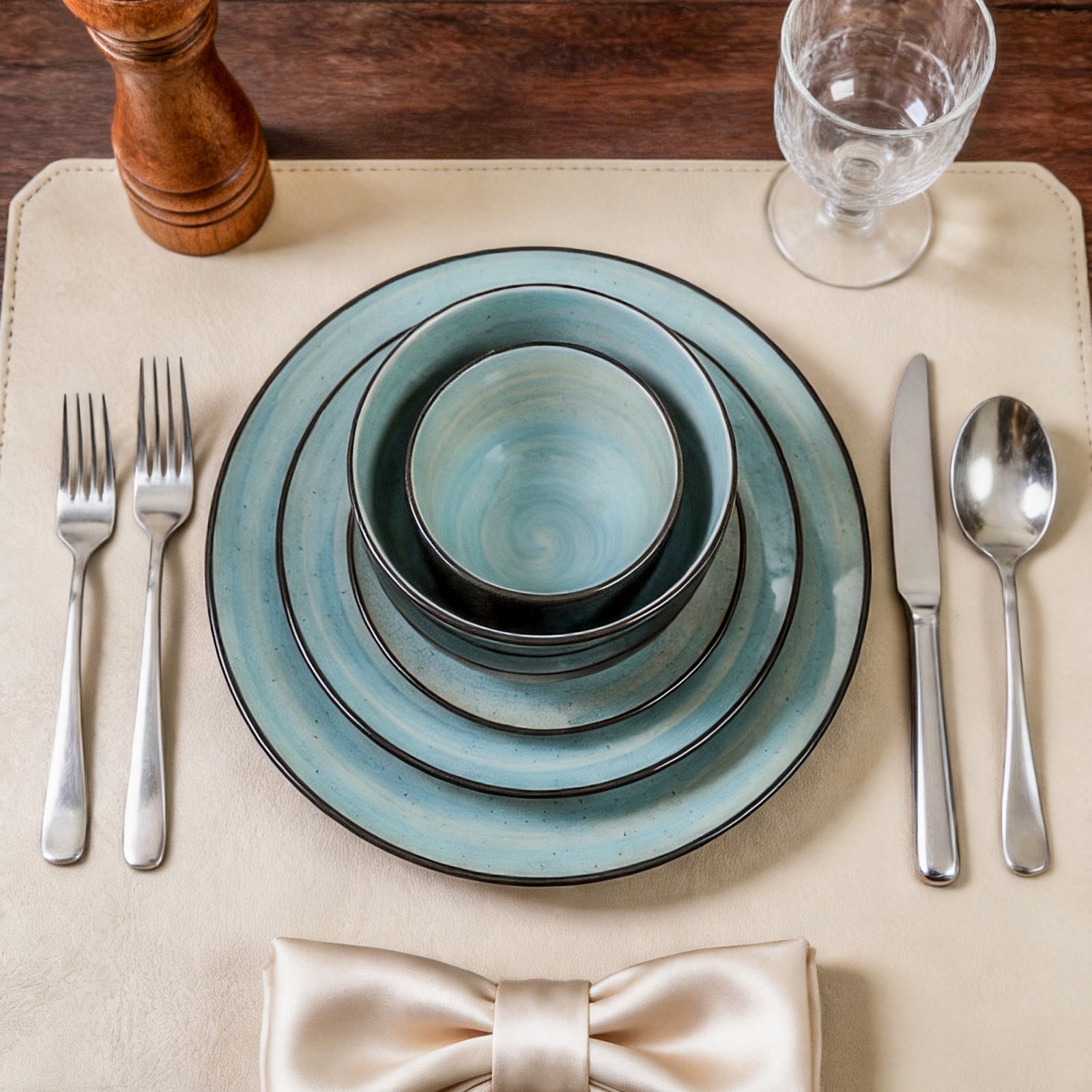 Sonoma Hand-painted Stoneware Dinnerware Set