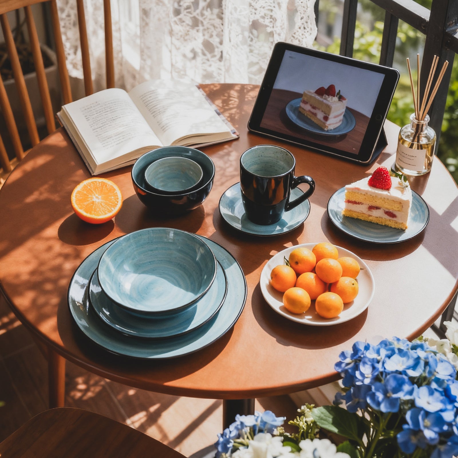 Sonoma Hand-painted Stoneware Dinnerware Set