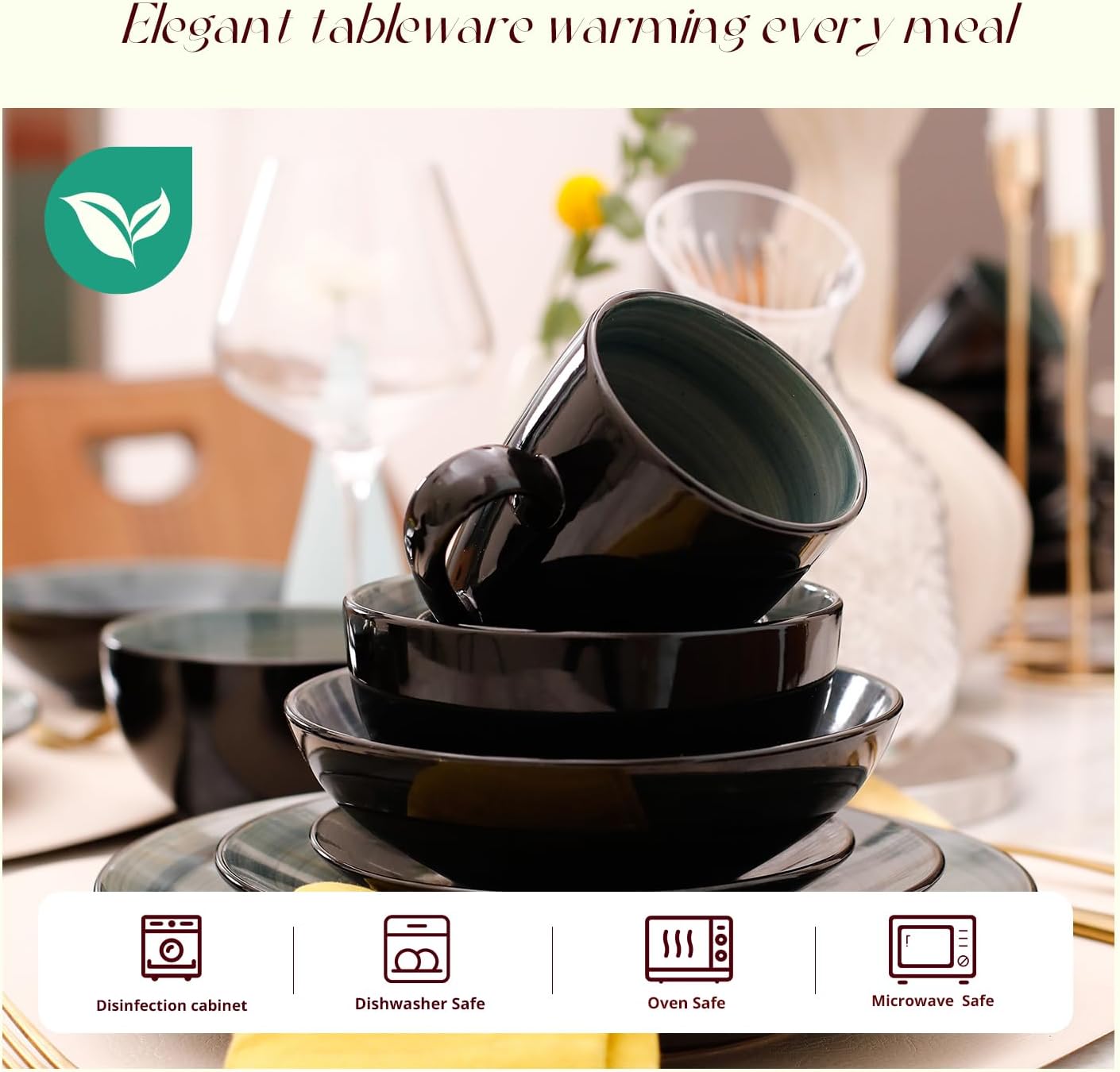 Sonoma Hand-painted Stoneware Dinnerware Set