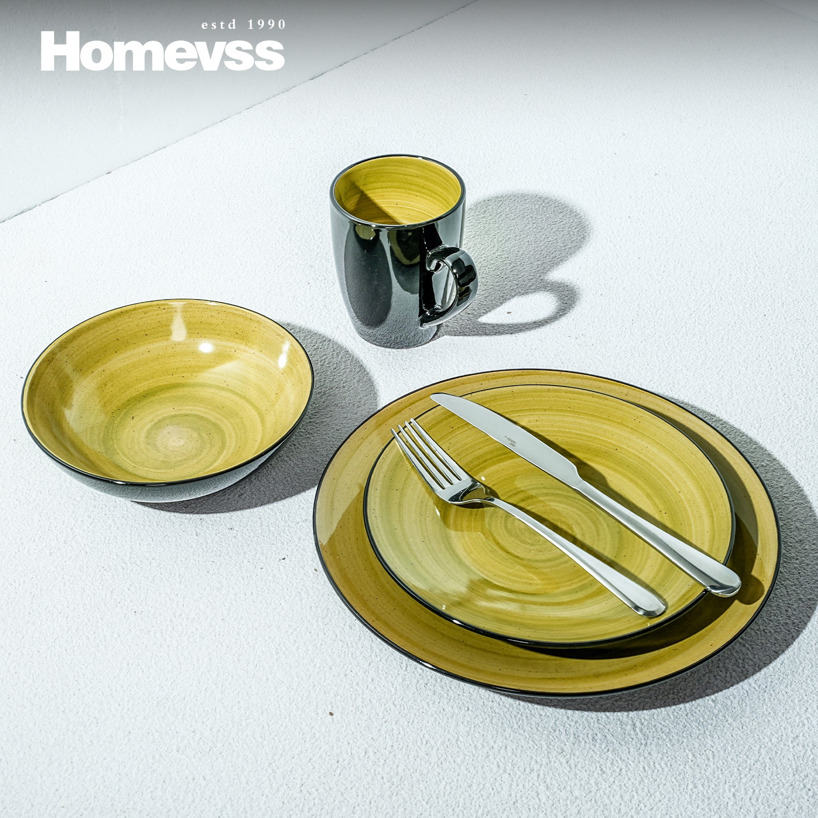 Sonoma Hand-painted Stoneware Dinnerware Set