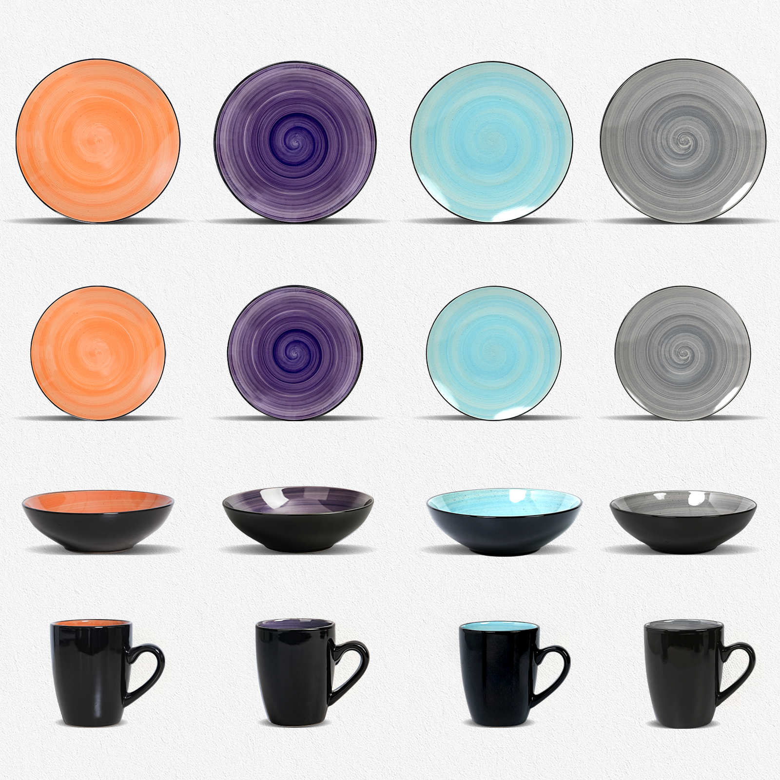 Sonoma Hand-painted Stoneware Dinnerware Set