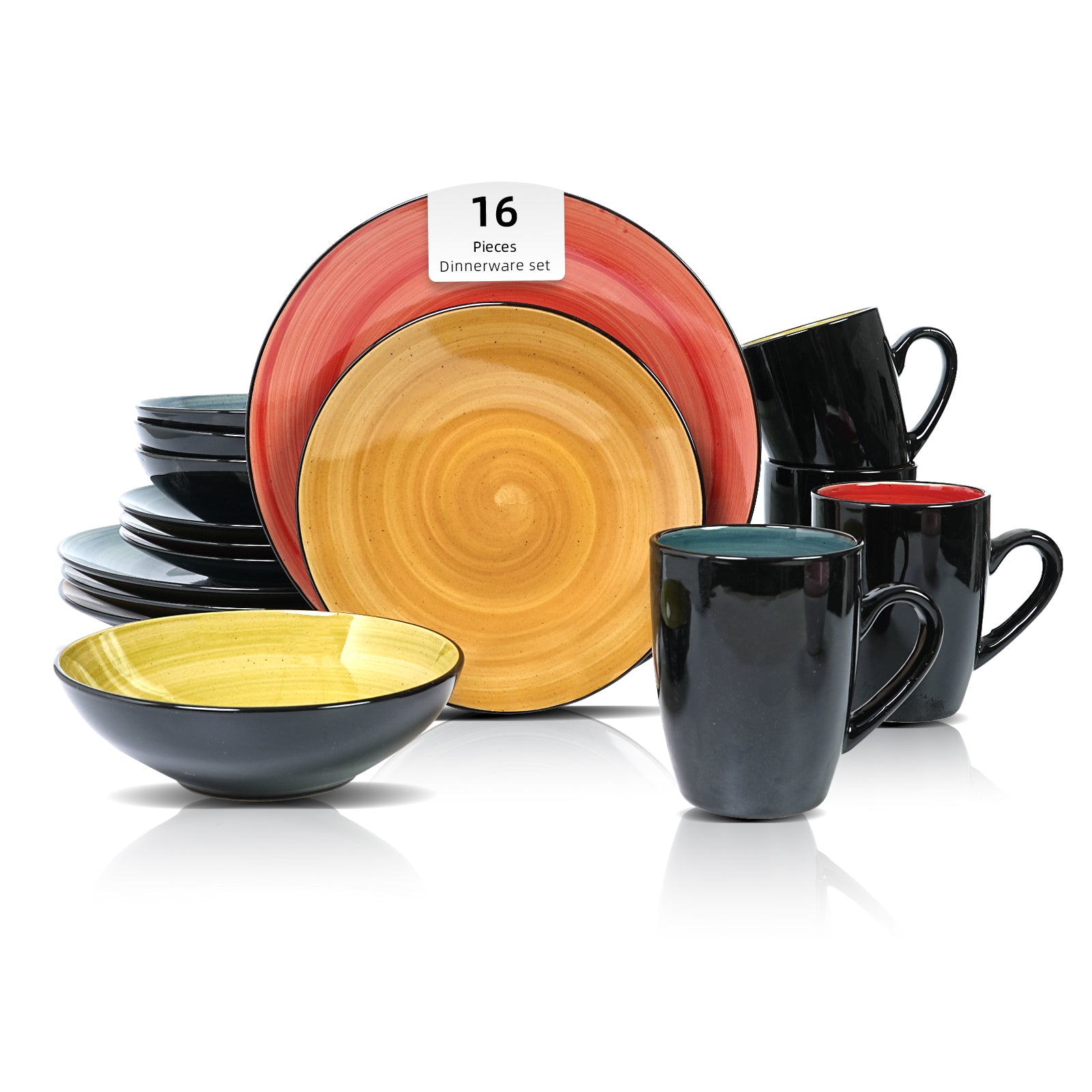 Sonoma Hand-painted Stoneware Dinnerware Set