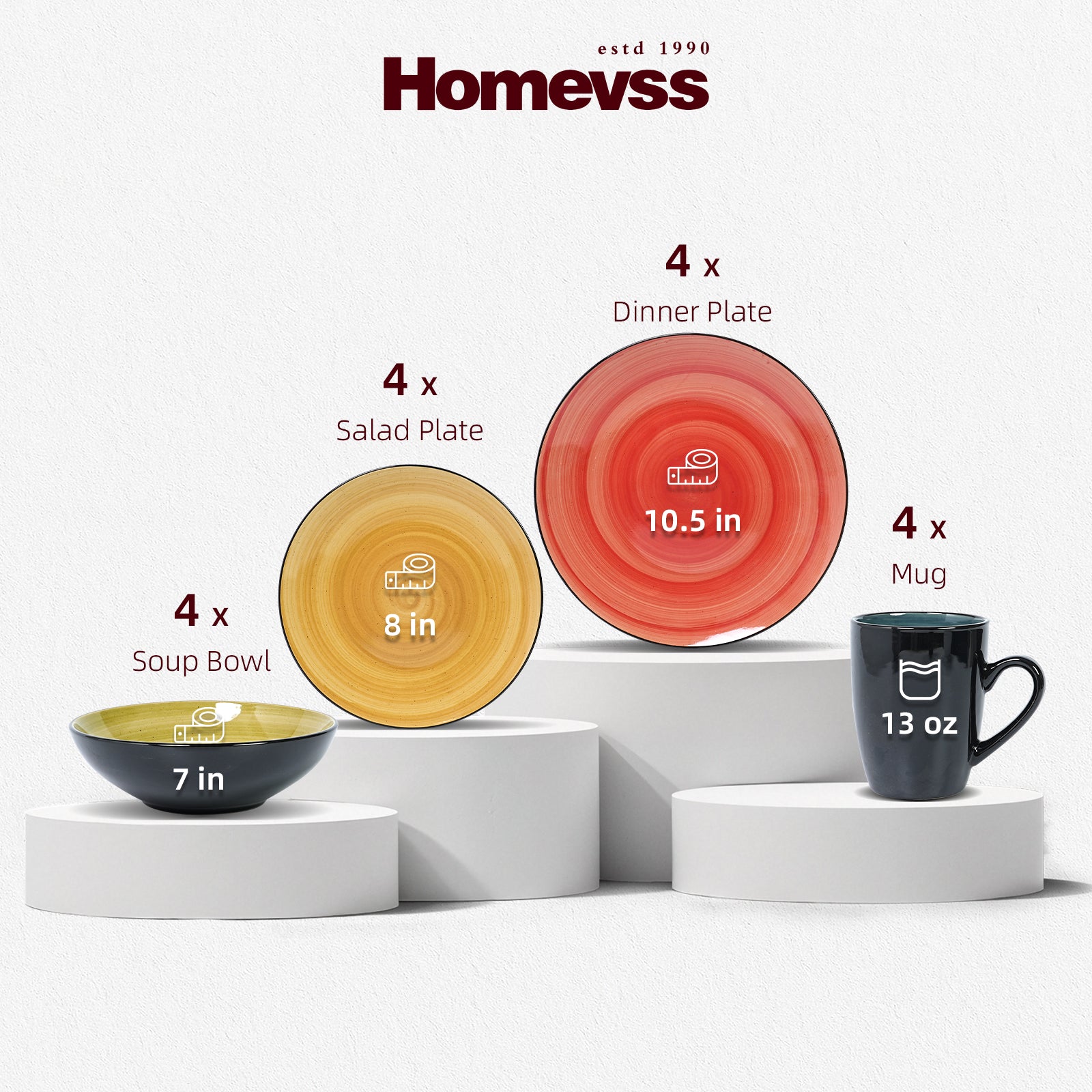 Sonoma Hand-painted Stoneware Dinnerware Set