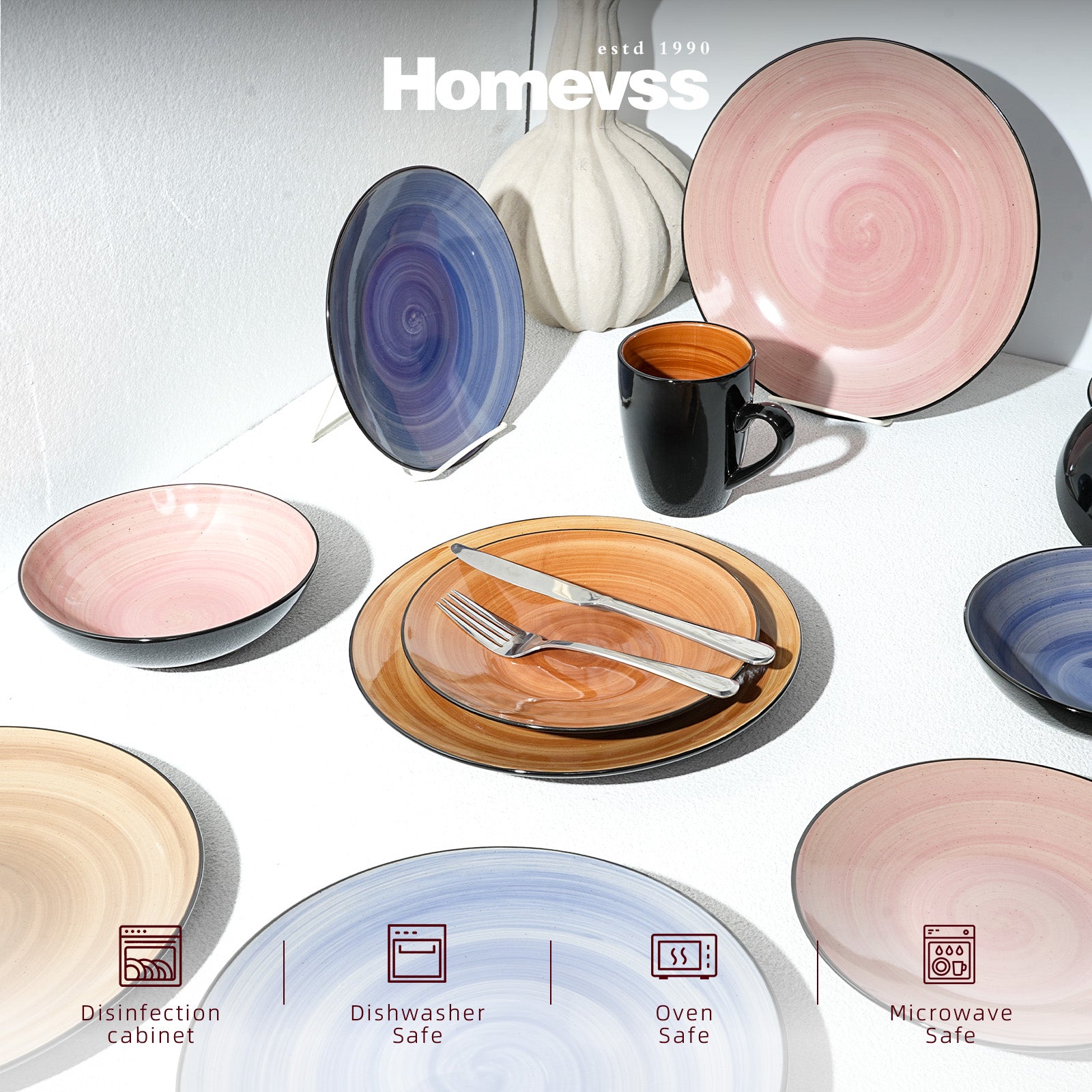 Sonoma Hand-painted Stoneware Dinnerware Set