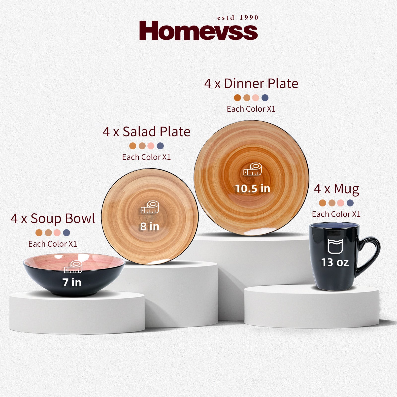 Sonoma Hand-painted Stoneware Dinnerware Set