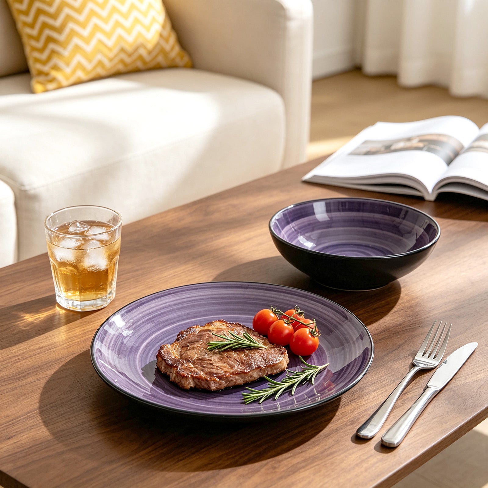 Sonoma Hand-painted Stoneware Dinnerware Set