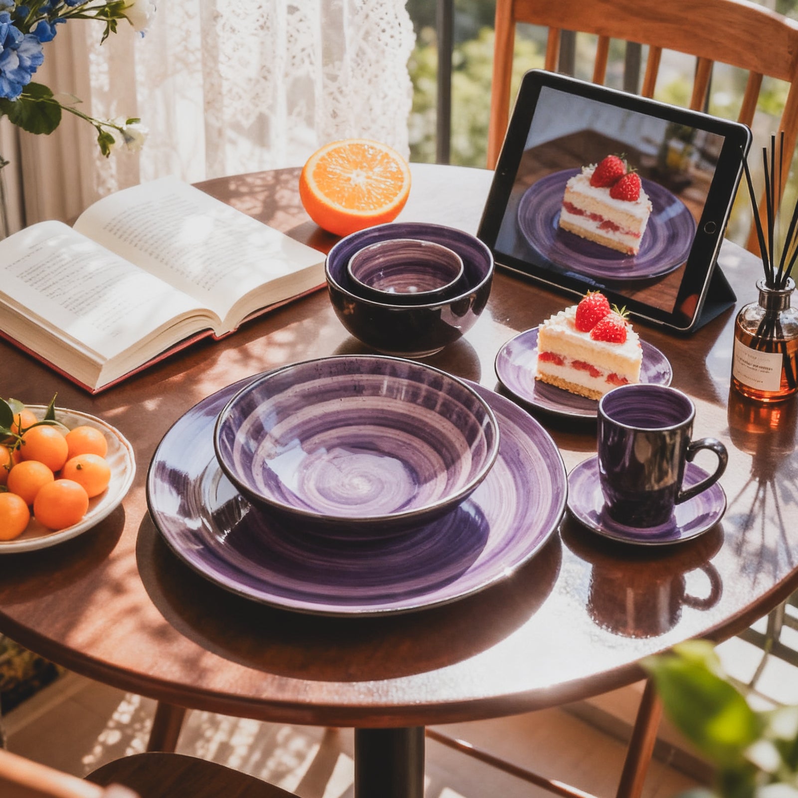 Sonoma Hand-painted Stoneware Dinnerware Set